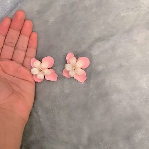 Pretty pink sakura earrings